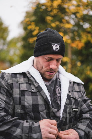 Wintermütze mit Patch