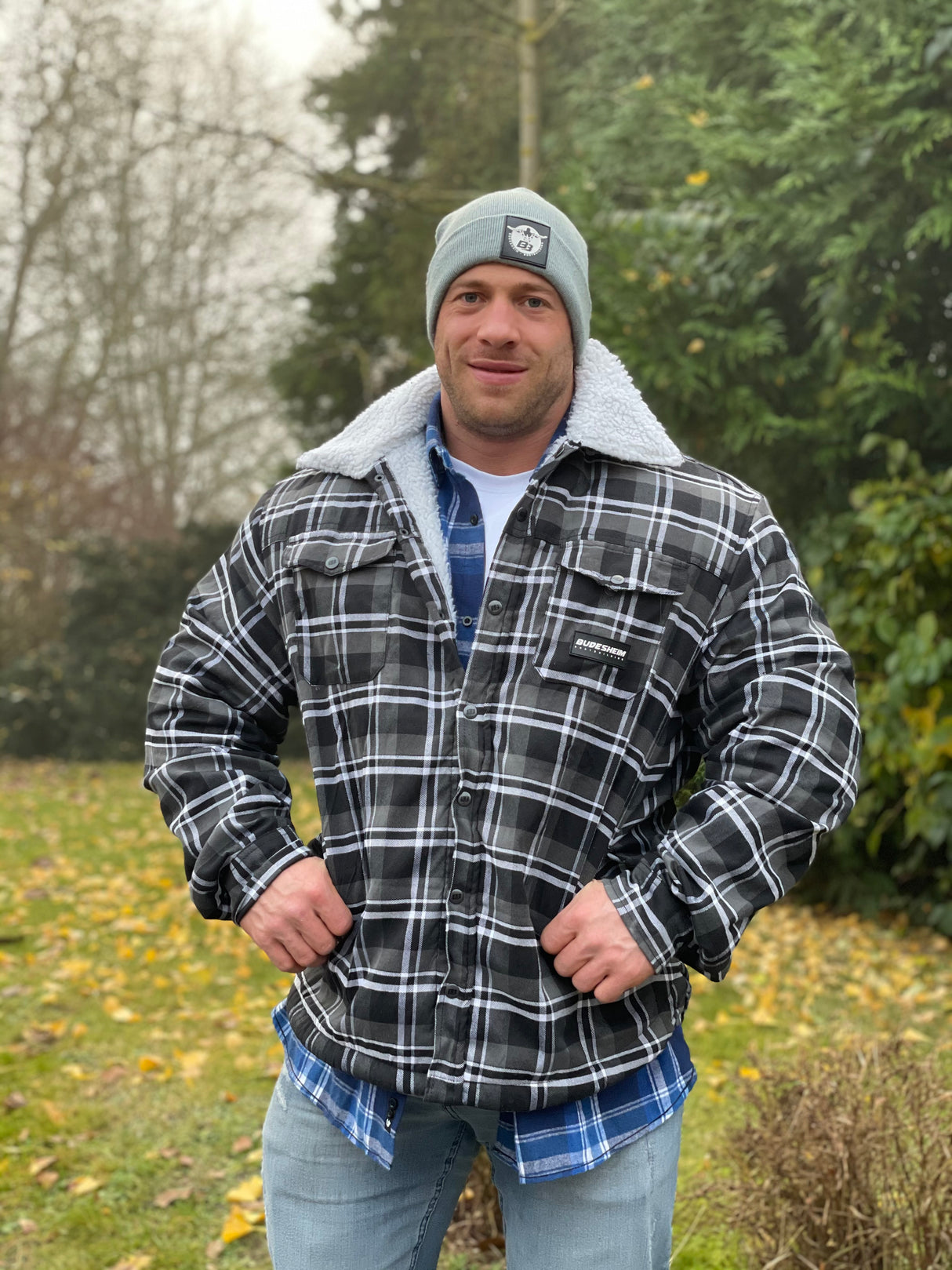 Wintermütze mit Patch