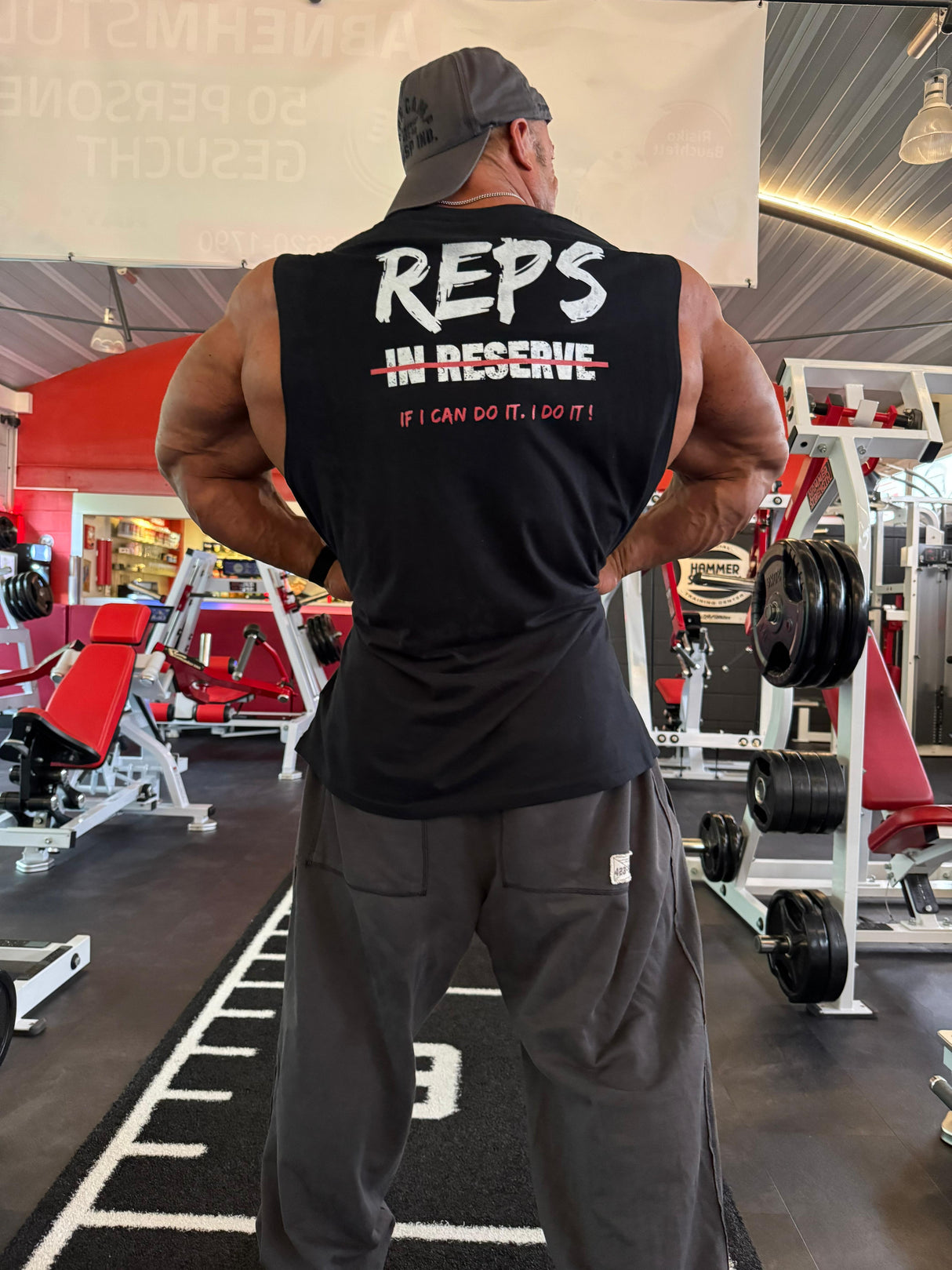 Sleeveless Shirt "Reps in reserve" PRINT ON DEMAND