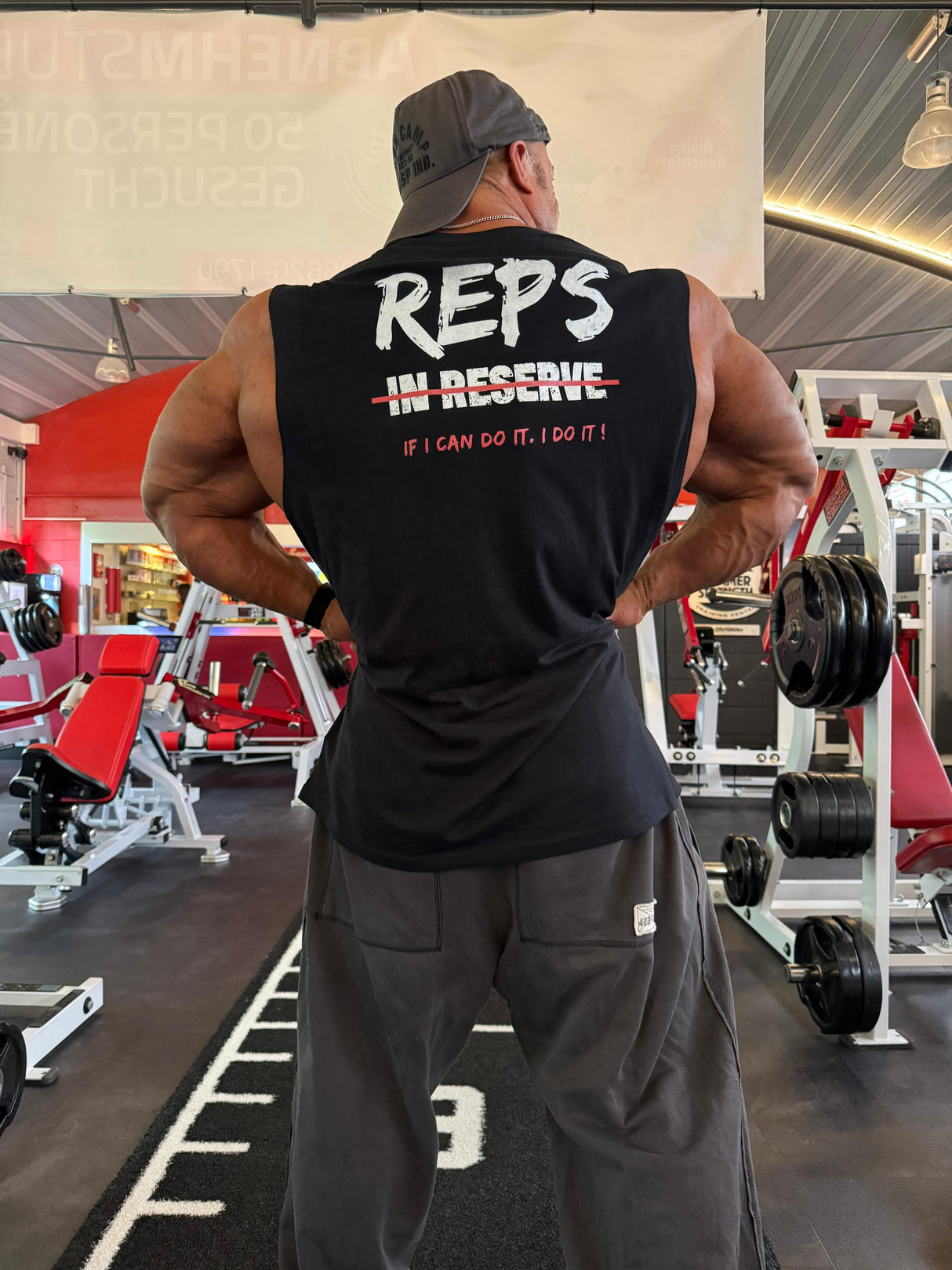 Sleeveless Shirt "Reps in reserve" PRINT ON DEMAND