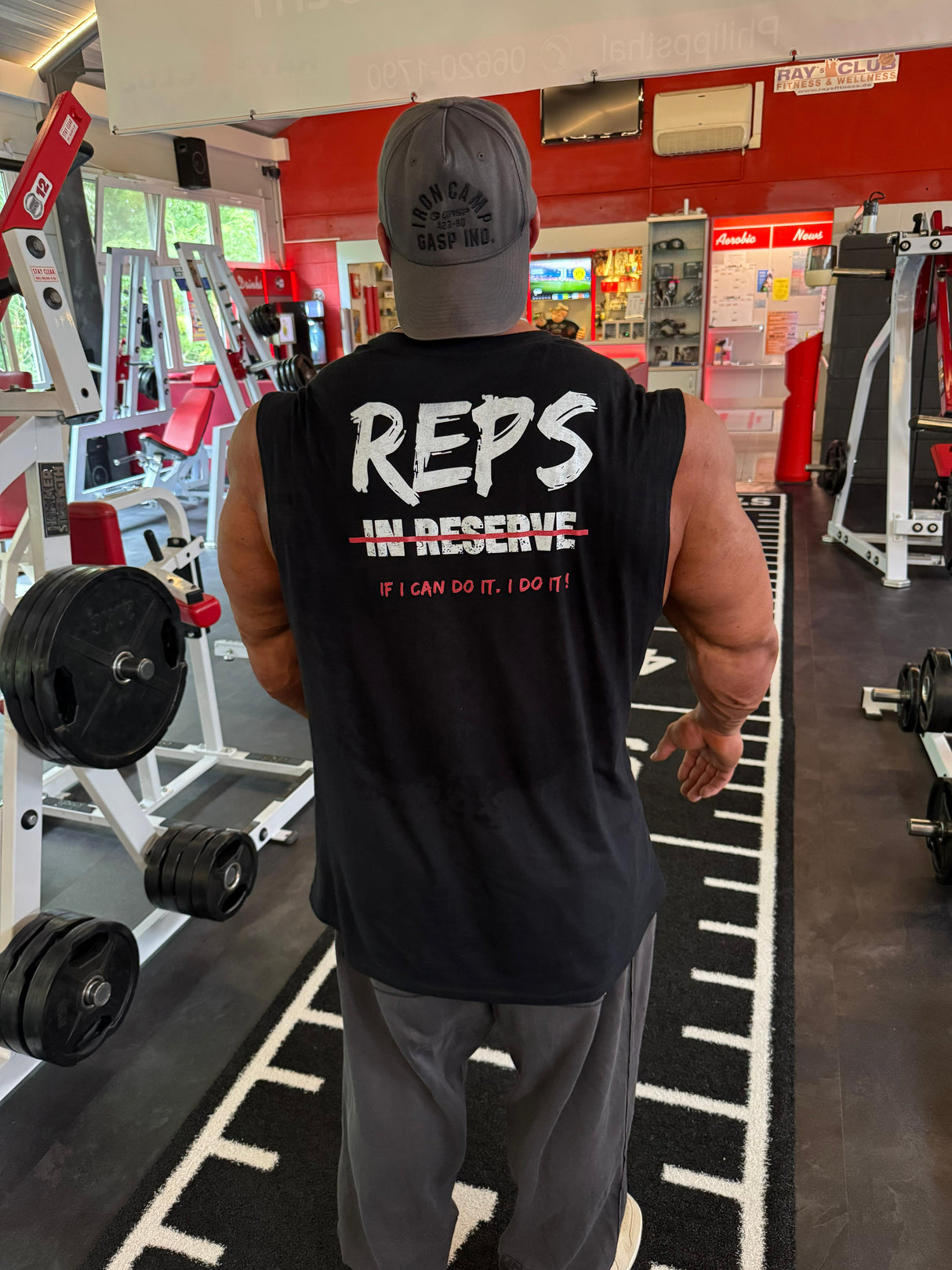 Sleeveless Shirt "Reps in reserve" PRINT ON DEMAND