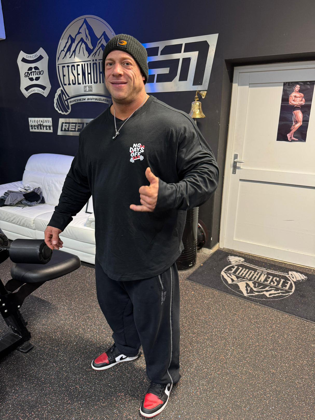 Longsleeve "Work hard dream big" PRINT ON DEMAND