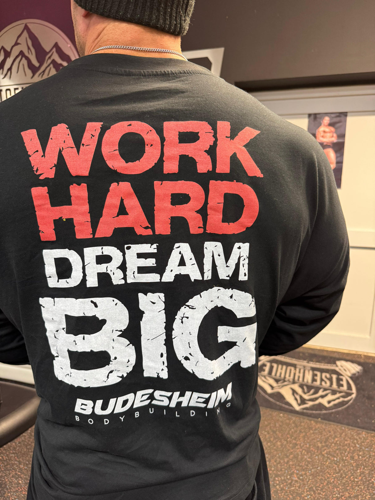 Longsleeve "Work hard dream big" PRINT ON DEMAND